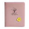 Lovely Flower 200 Pocket Leather Cover Photo Album for 4"x 6" Prints, Pink