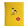Lovely Flower 200 Pocket Leather Cover Photo Album for 4"x 6" Prints, Yellow