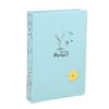 Cute Flower 300 Pocket 3 Per Page Leather Cover Photo Album, Sky Blue