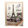 Creative Memory Book Holds 200 4x6" Photos Paper Cover Photo Album, Eiffel Tower