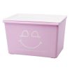 Multipurpose Box Storage Basket Organizer Chest for Home Use, Light purple