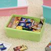 Multifunctional Box Storage Basket Organizer Chest for Home Use, Green