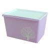 Multifunctional Box Storage Basket Organizer Chest for Home Use, Purple