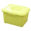 Multipurpose Box Storage Basket Organizer Chest with Handle for Home Use, Green