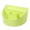 Multifunctional Compartment Holder Stationery Cosmetics Storage Desk Organizer, Green