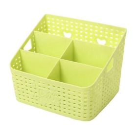 Multifunctional Compartment Stationery Office Supplies Holder Desk Organizer, Green