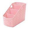 Multifunctional Desk Organizer Office Supplies Holder with Compartment, Pink