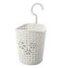 12CM Multipurpose Plastic Storage Basket Household Organizer , Gray Flowers