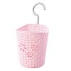 12CM Multipurpose Plastic Storage Basket Household Organizer , Pink Flowers