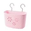 25 CM Multipurpose Plastic Storage Basket Household Organizer ,Pink Flowers