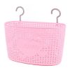 33 CM Love Multipurpose Plastic Storage Basket Household Organizer ,Pink