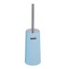Home Basics Stainless Steel Toilet Brush&Holder Toilet Brush Set,Sky