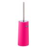 Home Basics Stainless Steel Toilet Brush&Holder Toilet Brush Set,Rose Red