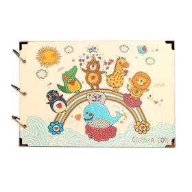 Happy Animal Scrapbooking Photo Album DIY Photo Album Sweet Gift(34*23CM)