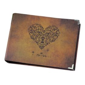 Heart Shape Scrapbooking Photo Album DIY Photo Album Sweet Gift(27*19CM)