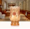 Resin Toothbrush Holder Tumblers Bath Accessories, Lace, Golden
