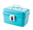 Cute Portable Storage Chests Durable Storage Container Medicine Chest,BLUE