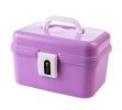 Cute Portable Storage Chests Durable Storage Container Medicine Chest,PURPLE