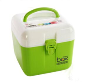 Portable Storage Box Durable Storage Container Medicine Chest,GREEN