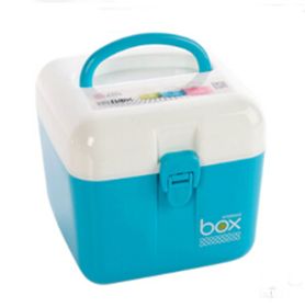 Portable Storage Box Durable Storage Container Medicine Chest,BLUE