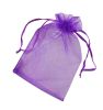 100 Pcs Organza Bags Drawstring Pouches Wedding Favor Bags Gift Bags #17