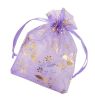 100 Pcs Organza Bags Drawstring Pouches Wedding Favor Bags Candy Bags #16
