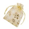 100 Pcs Organza Bags Drawstring Pouches Wedding Favor Bags Candy Bags #20