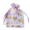 100 Pcs Organza Bags Drawstring Pouches Wedding Favor Bags Candy Bags #26