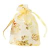 100 Pcs Organza Bags Drawstring Pouches Wedding Favor Bags Candy Bags #30