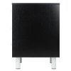 Daniel Accent Table with 3 Drawers, Black Finish