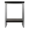 Jared End Table, Enamel Steel Tube