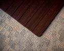 Bamboo Roll-Up Chairmat, 72" x 48", no lip
