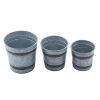 Becki Galvanized Pots - Set of 3