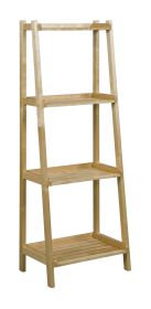 Dunnsville 4-Tier Ladder Shelf (Color: Antique Chestnut)